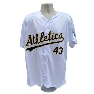 Oakland Athletics A's 43 Eckersley Jersey Wells Fargo Stomper Elephant New XL M8